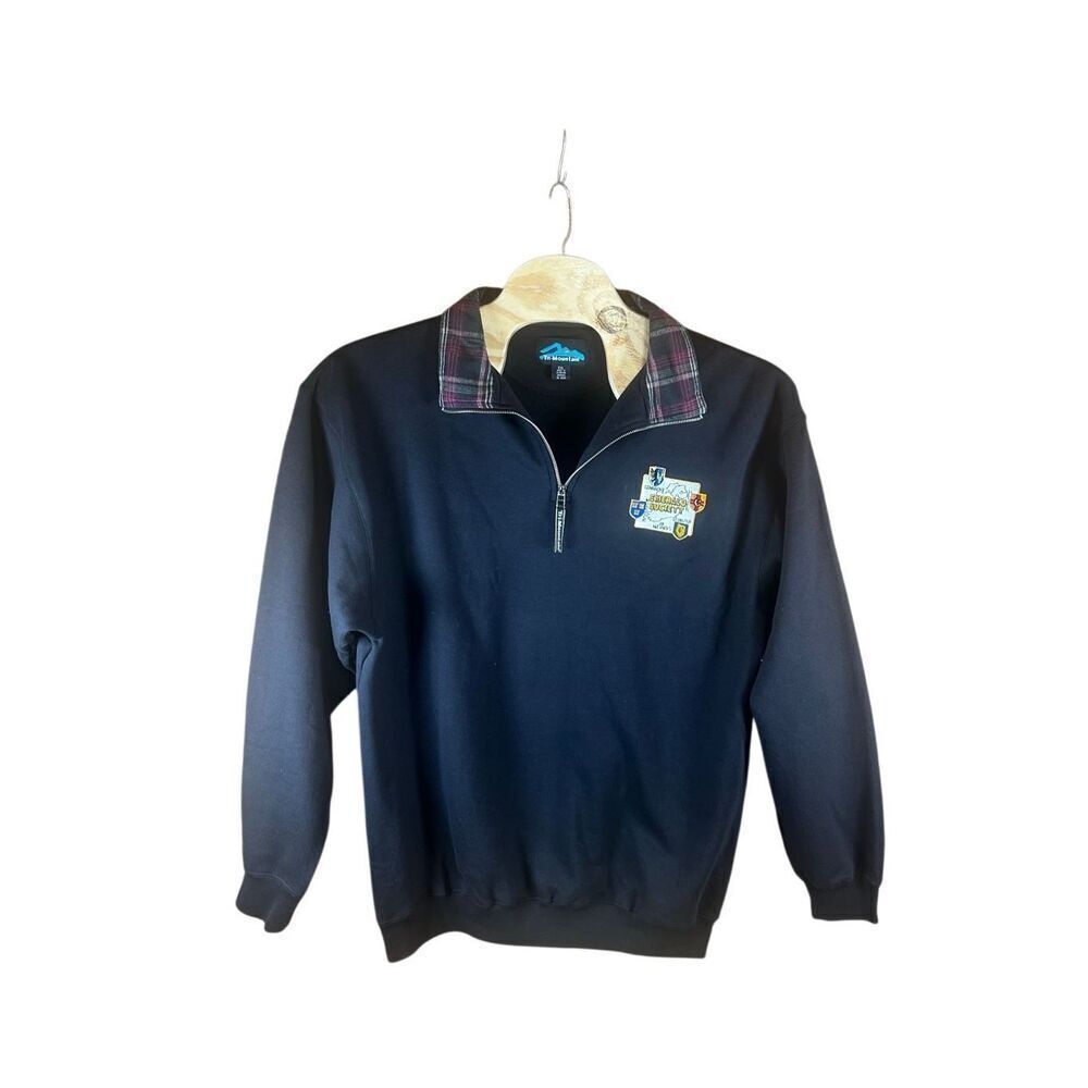 Tri-Mountain 2X Emerald Society Ireland Irish 1/4 Zip Sweatshirt Pull Over